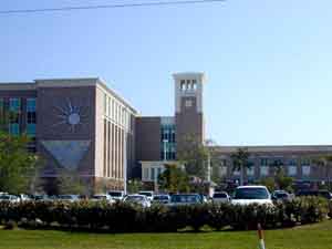 The new Justice Center located on the Peace River